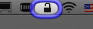 padlock menubar